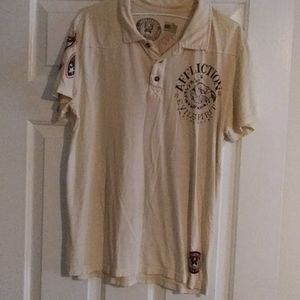 Afflection polo shirt